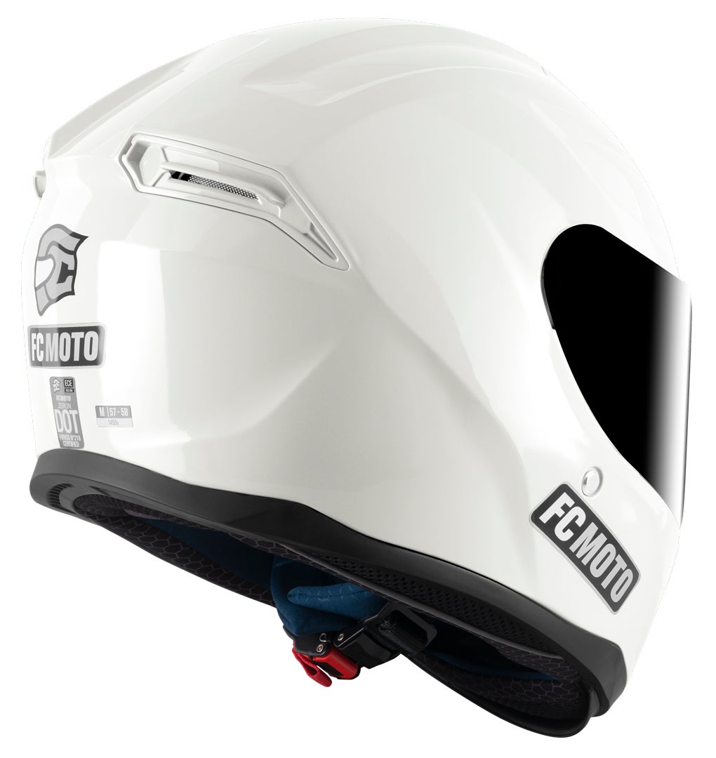 FC-Moto FF114B Capacete Branco S Figura 3