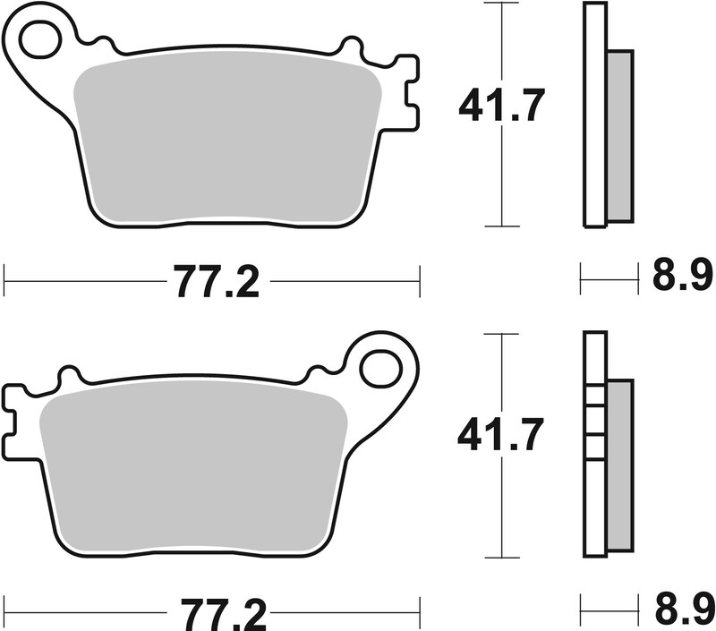 Brembo S.p.A. Kolkeramiska bromsbelägg - 07HO5907 Figur 2