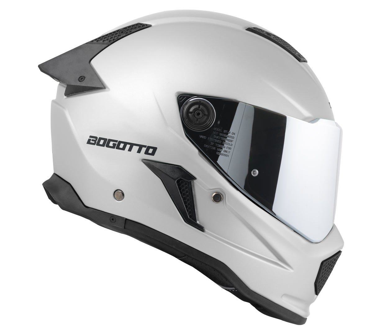 Bogotto Rapto Casque Blanc mat XL Figure 11