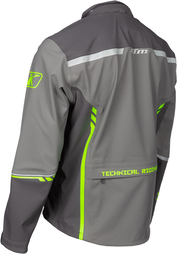 Klim Enduro S4 Motorcycle Textile Jacket grey/green M Figure 5