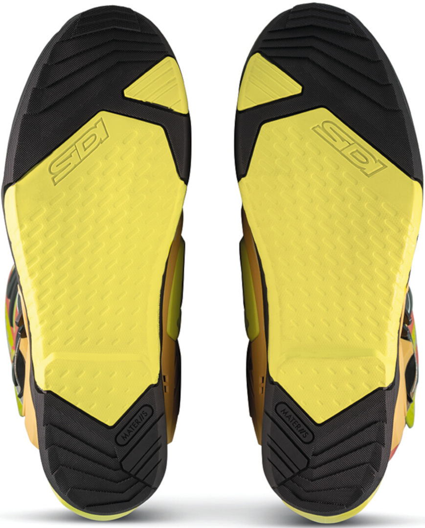 Sidi Crossair Motocross Boots Gold/lime 40 Figure 6