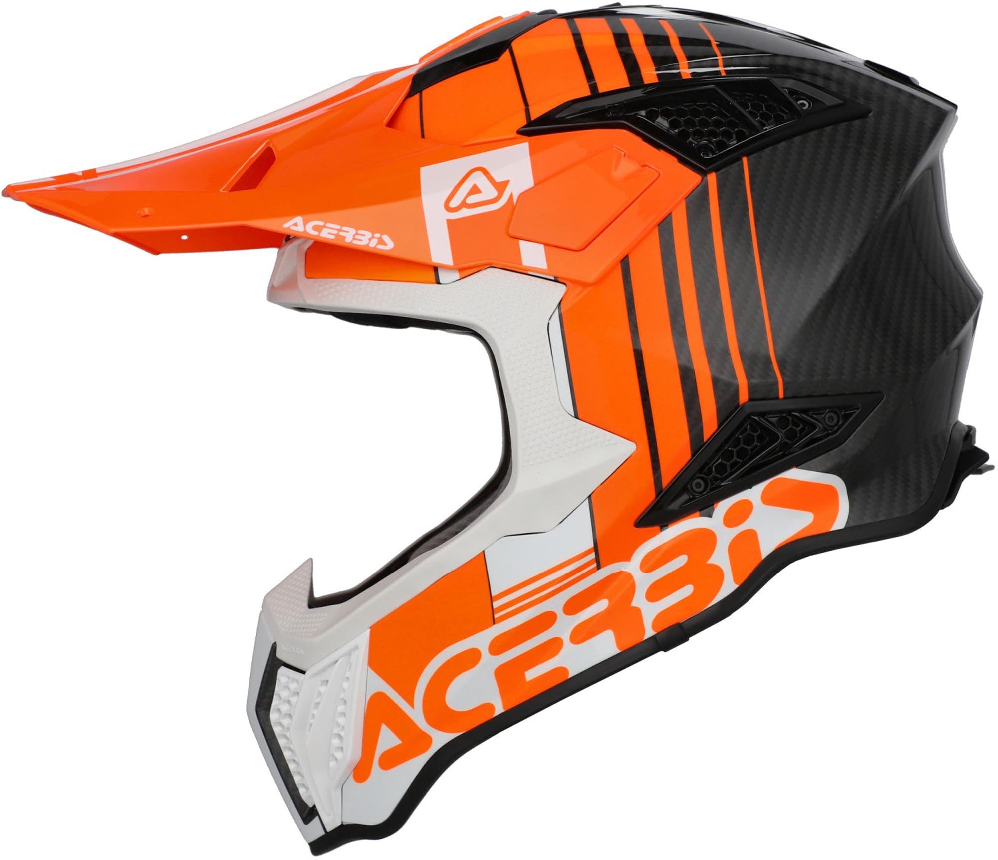 Acerbis Airstrike-C Graphic Carbon Casque de motocross orange/blanc XXL (63/64) Figure 3