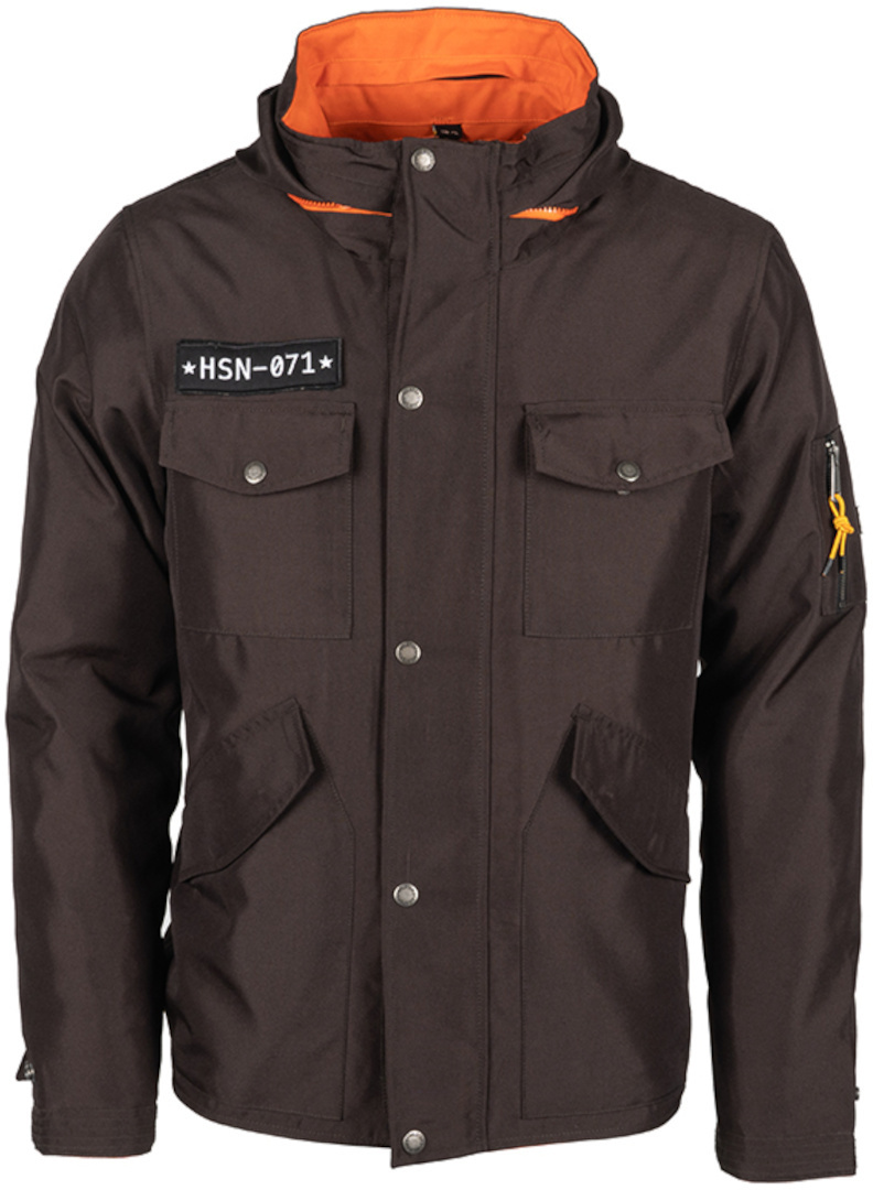 Helstons Trooper Motorcycle Textile Jacket dark brown XXL Figure 1