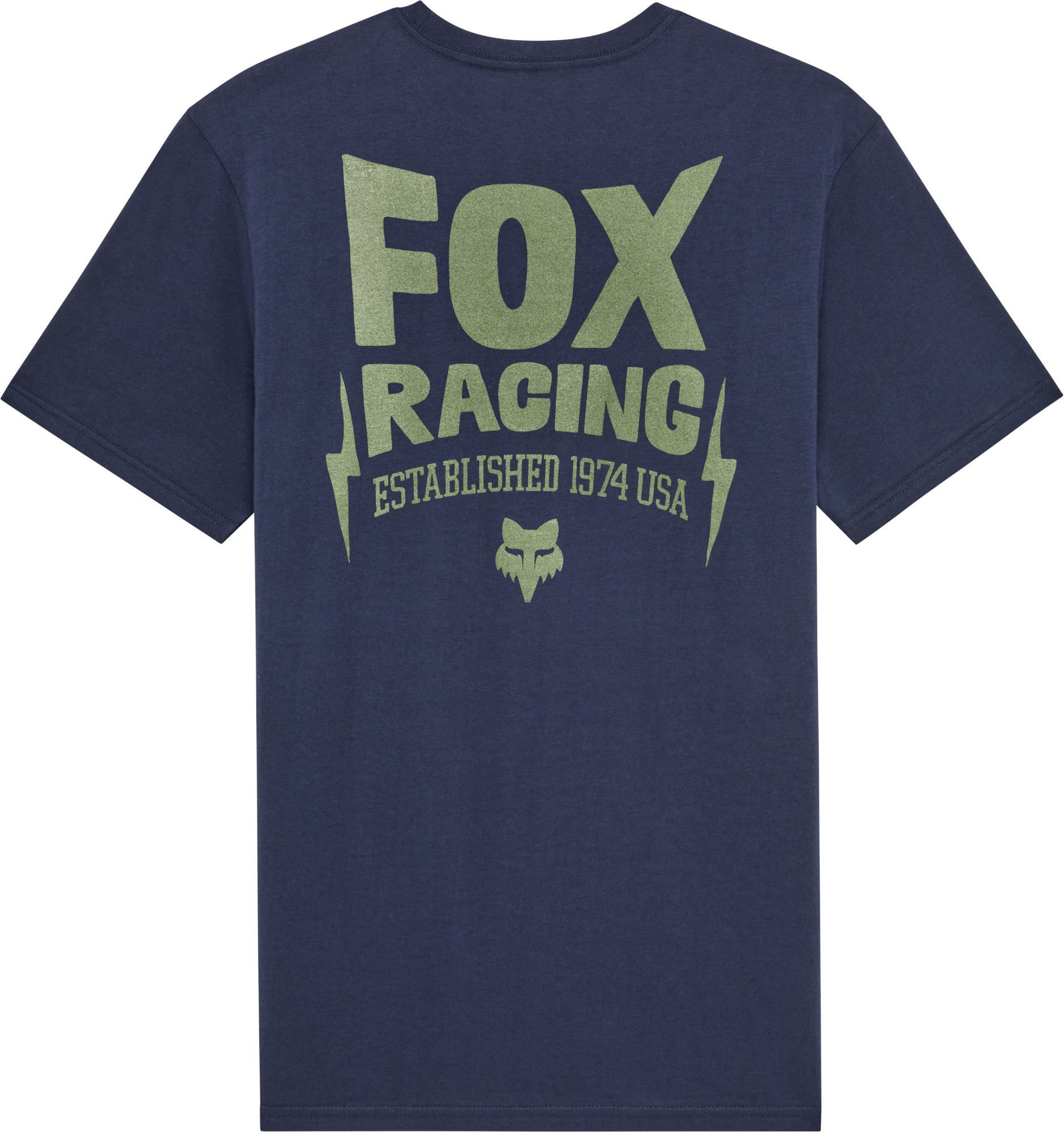 FOX Bolt Premium T-Shirt dark blue/green L Figure 2