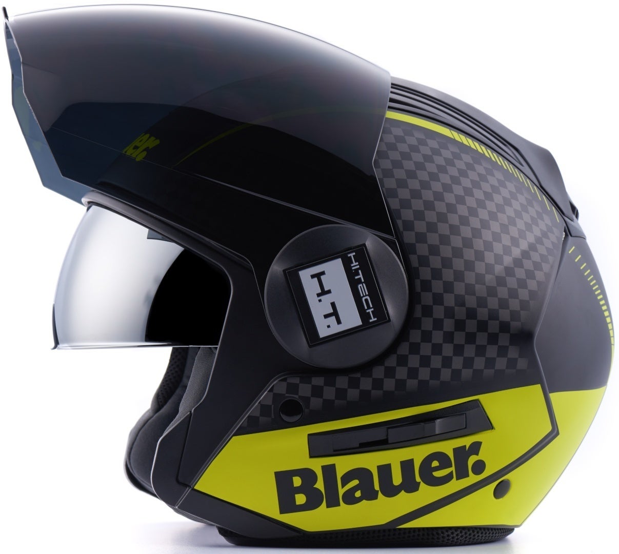 Blauer Real HT Graphic B Cască cu reacție Negru mat/galben M (56/58) Figura 2