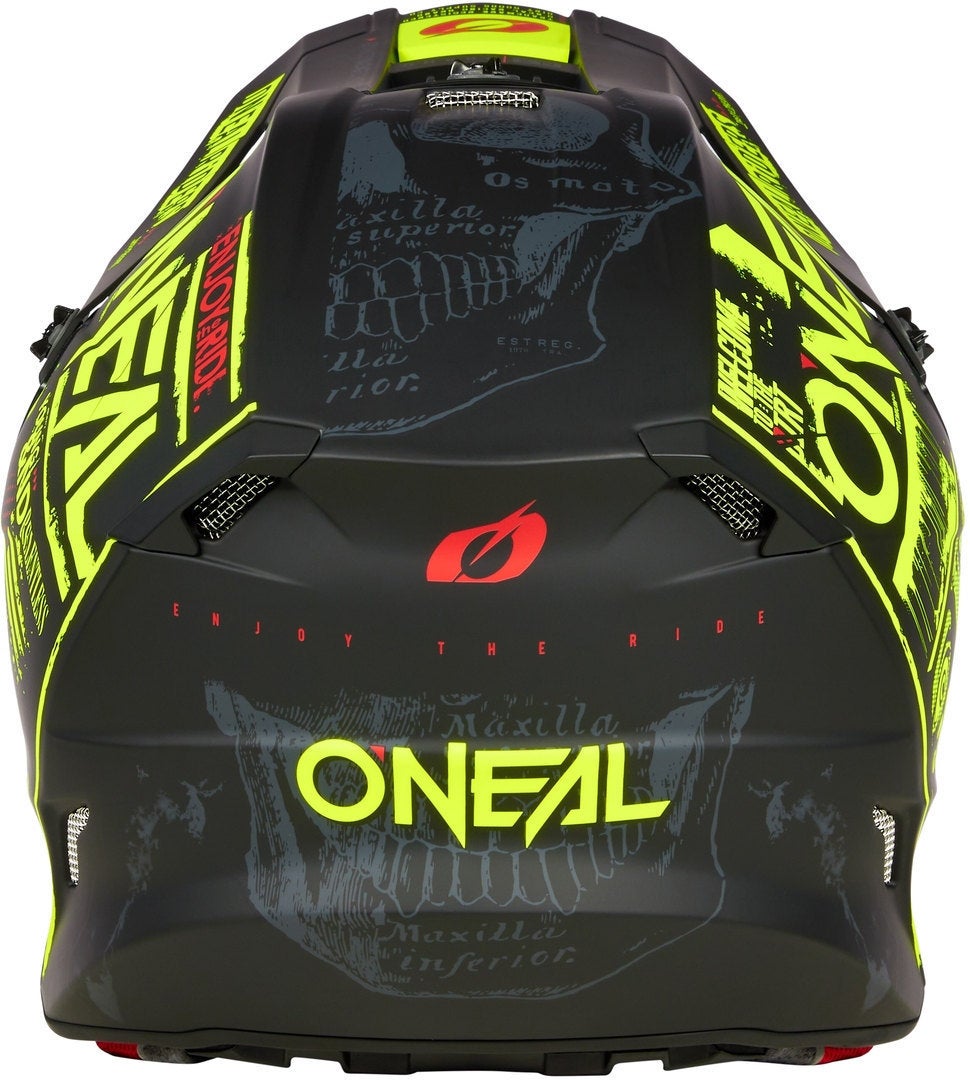 Oneal 5Series Polyacrylite Attack Motorcross helm Zwart mat/geel XXL (63/64) Figuur 5