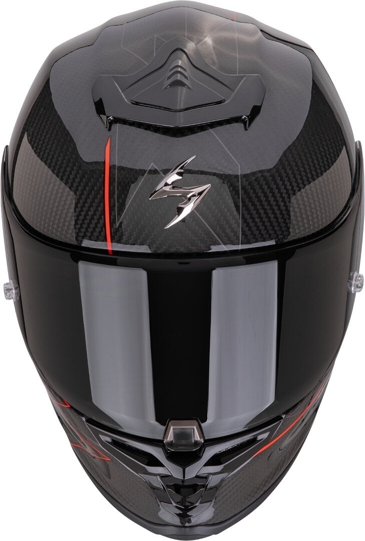 Scorpion EXO R1 Evo Carbon Air Cynergy Casco nero/rosso XXL (63/64) Figura 3