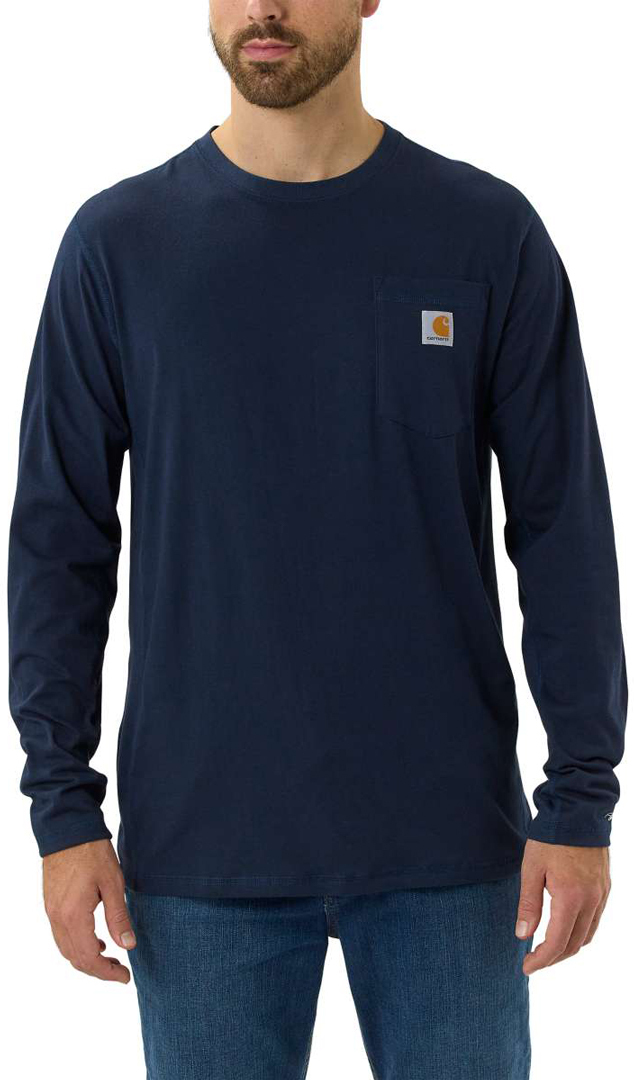 Carhartt Force Flex Pocket Camicia a maniche lunghe blu scuro L Figura 4