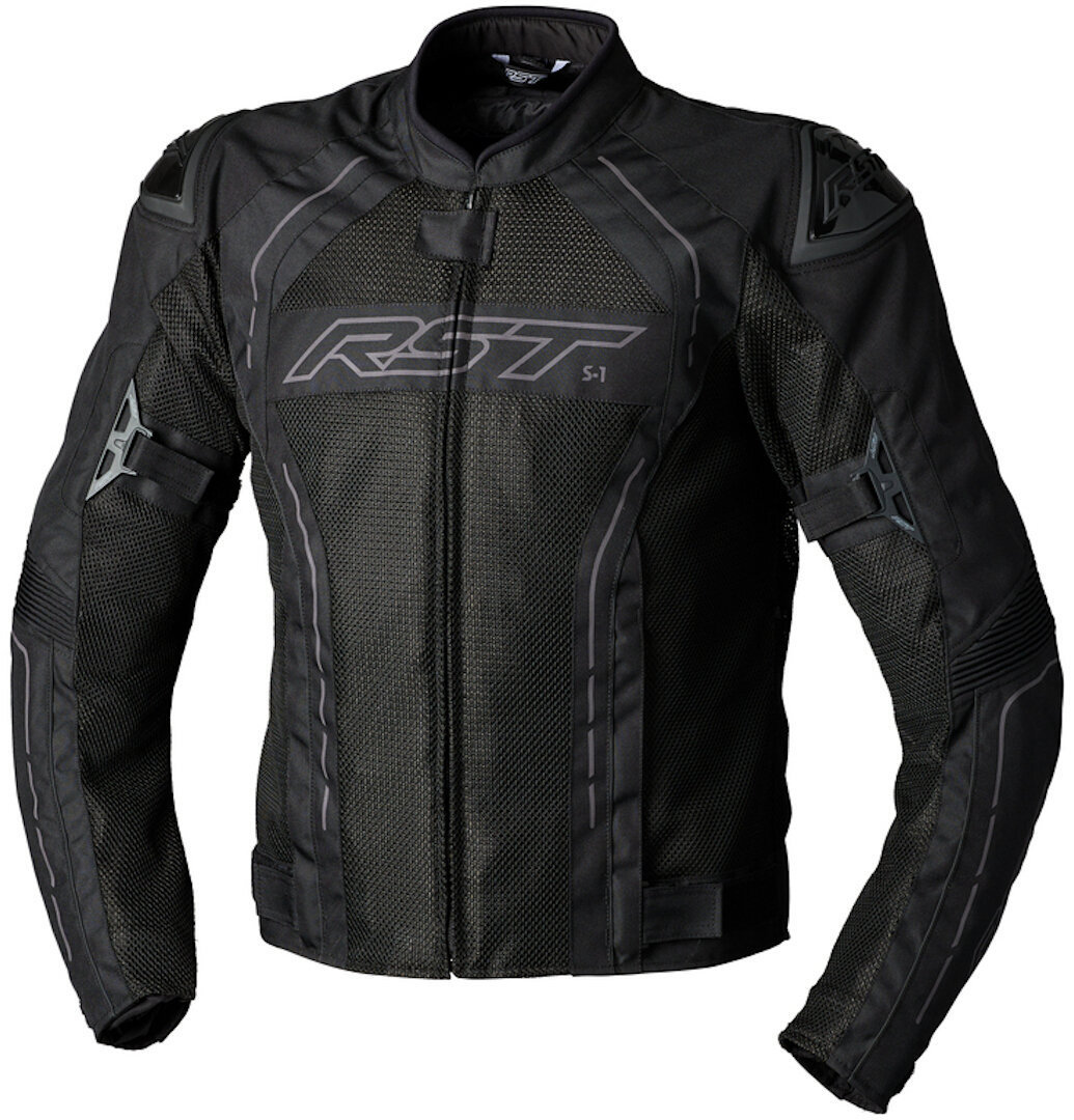 RST S1 Mesh Jaqueta têxtil da motocicleta preto 5XL Figura 1