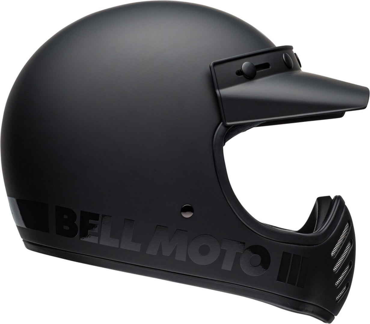 Bell Moto-3 Classic Casco Motocross nero opaco XXL (63/64) Figura 5