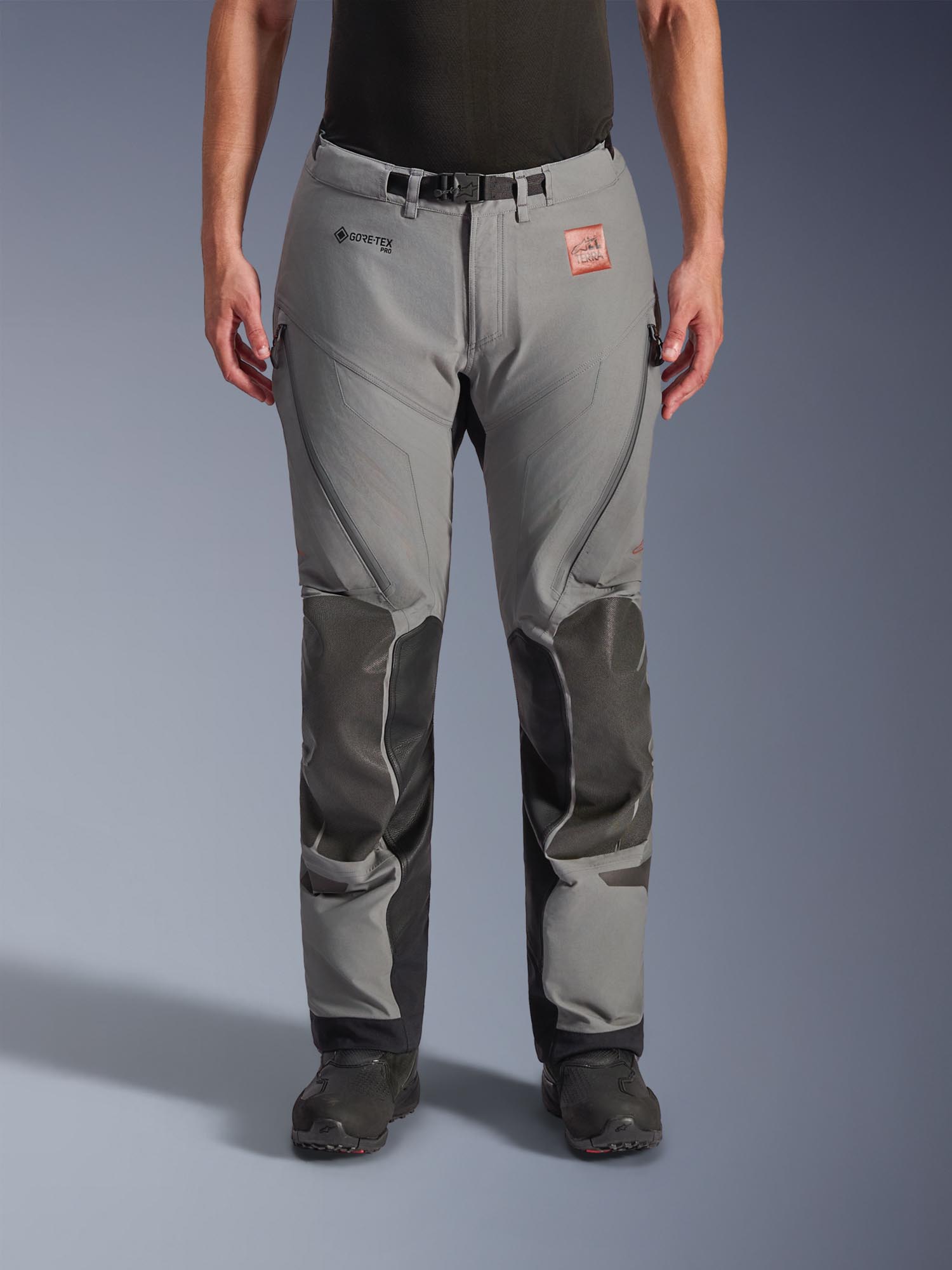 Side view of Alpinestars Nazca 3L Gore-Tex Pro waterproof Motorcycle Textile Pants