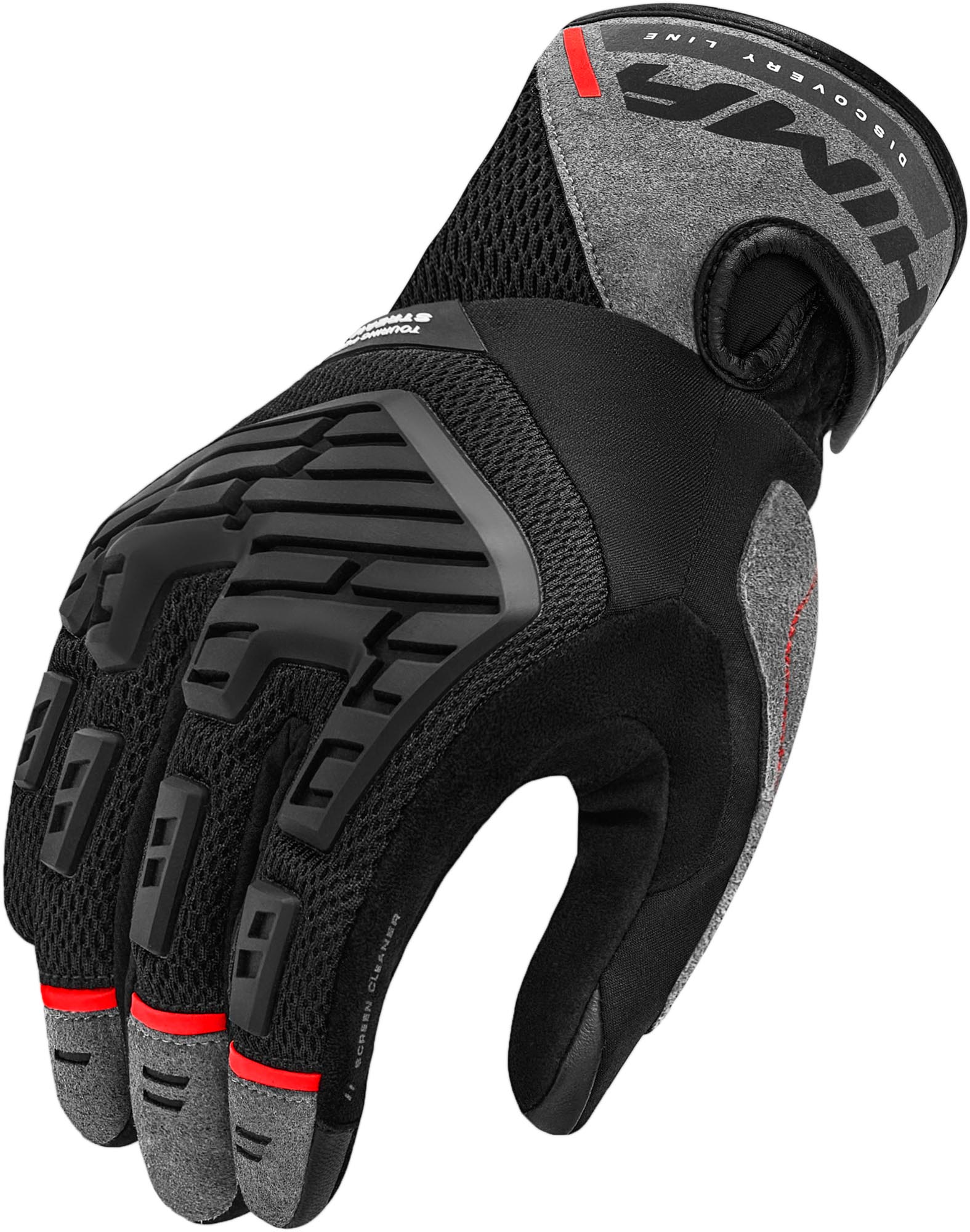 SHIMA Stream Vent Motorcykelhandsker sort/rød L Figur 2