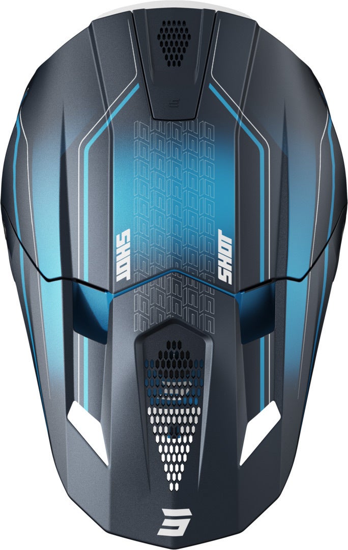 Shot Lite Challenger Motocross Helmet blue matt XL (61/62) Figure 4