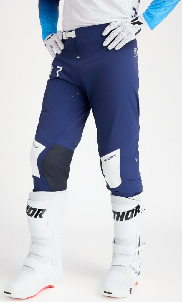 Thor Sportmode Strike Motocross Pants blue/white 30 Figure 9