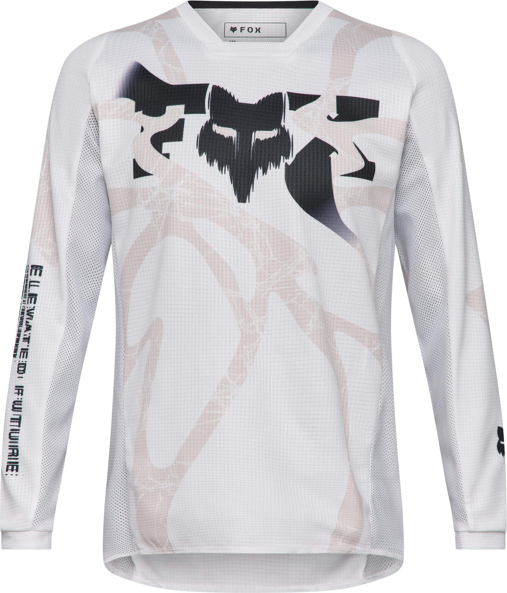FOX 180 Diffuse Special Edition Maglia giovanile di motocross bianco/nero YL Figura 1