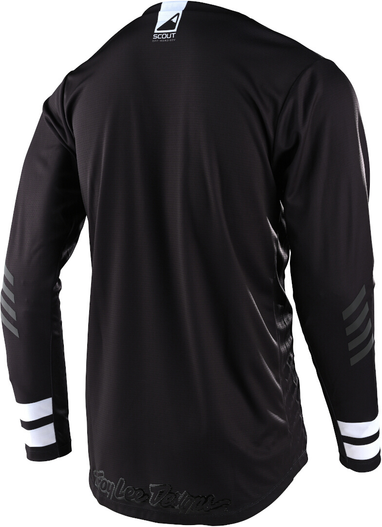 Troy Lee Designs Scout GP Peace & Wheelies Tricou de motocross alb/negru L Figura 2