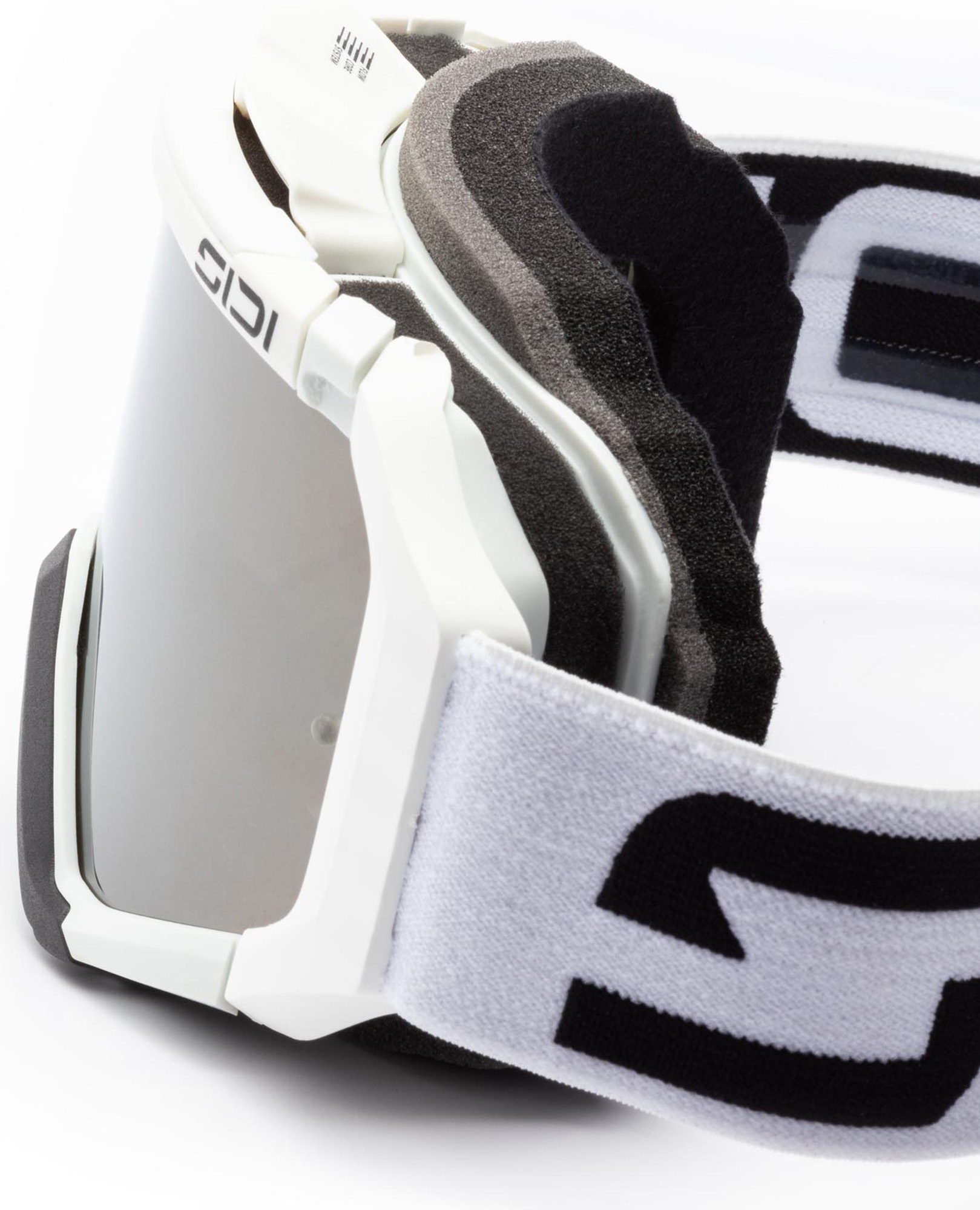 Sidi Fulmen Mirror Motocross Goggles white/silver Figure 3