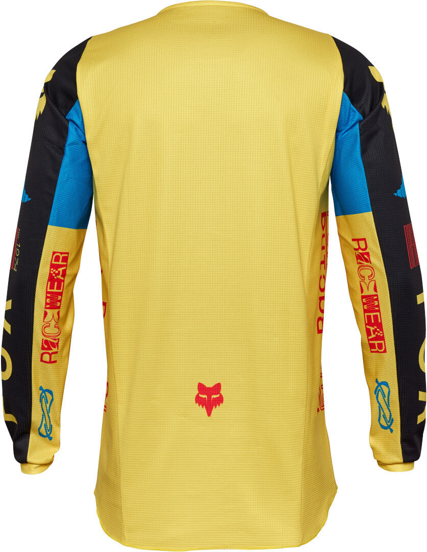 FOX 180 Race Spec Motocross Jersey giallo/blu XXL Figura 2