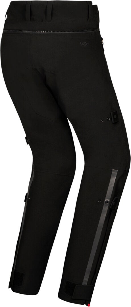 Ixon M-Skd Pantalon textile imperméable à l’eau pour dames noir/rouge L Figure 2
