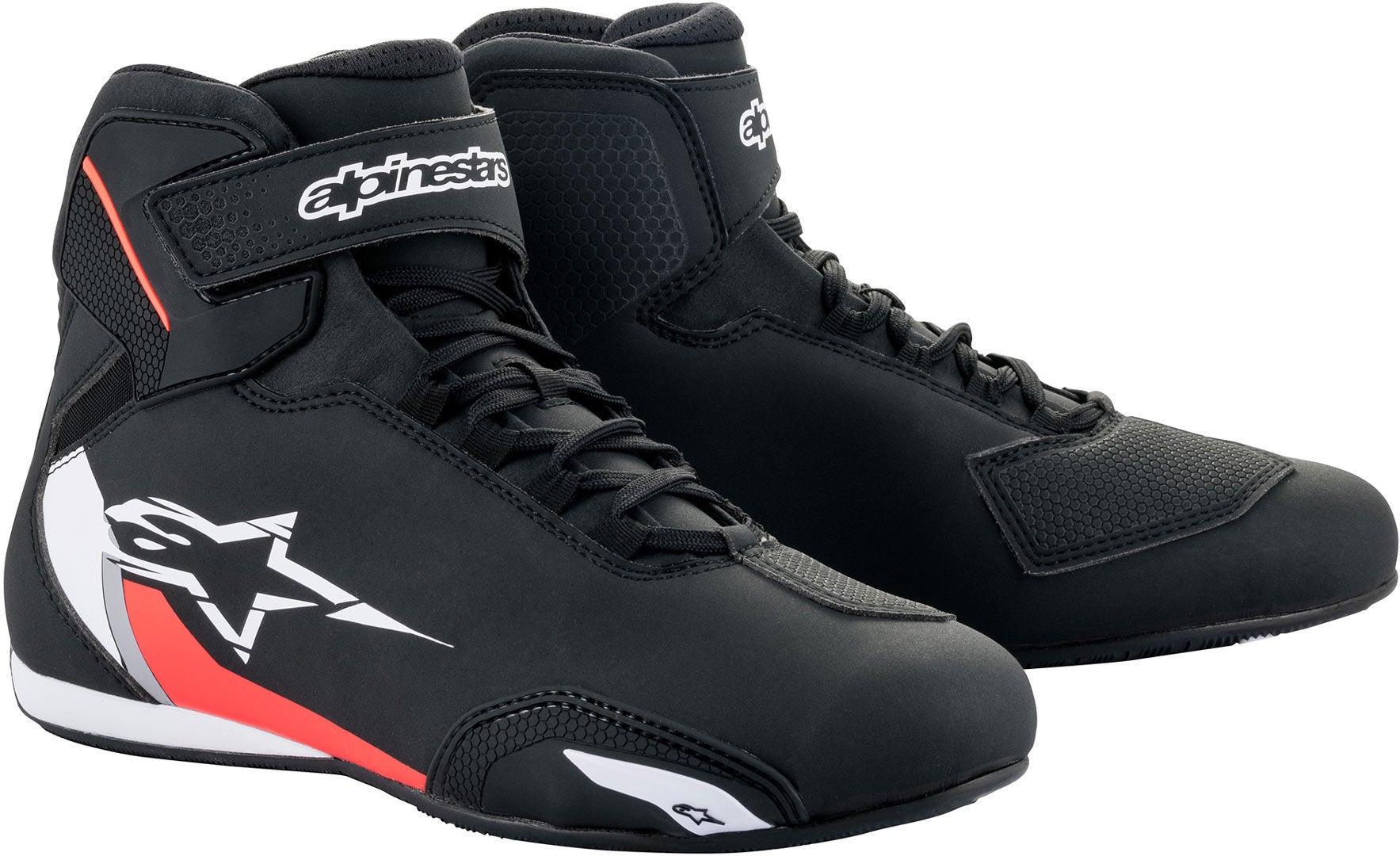 Alpinestars Sektor Motorcykel sko sort/hvid/rød 38,5 Figur 1