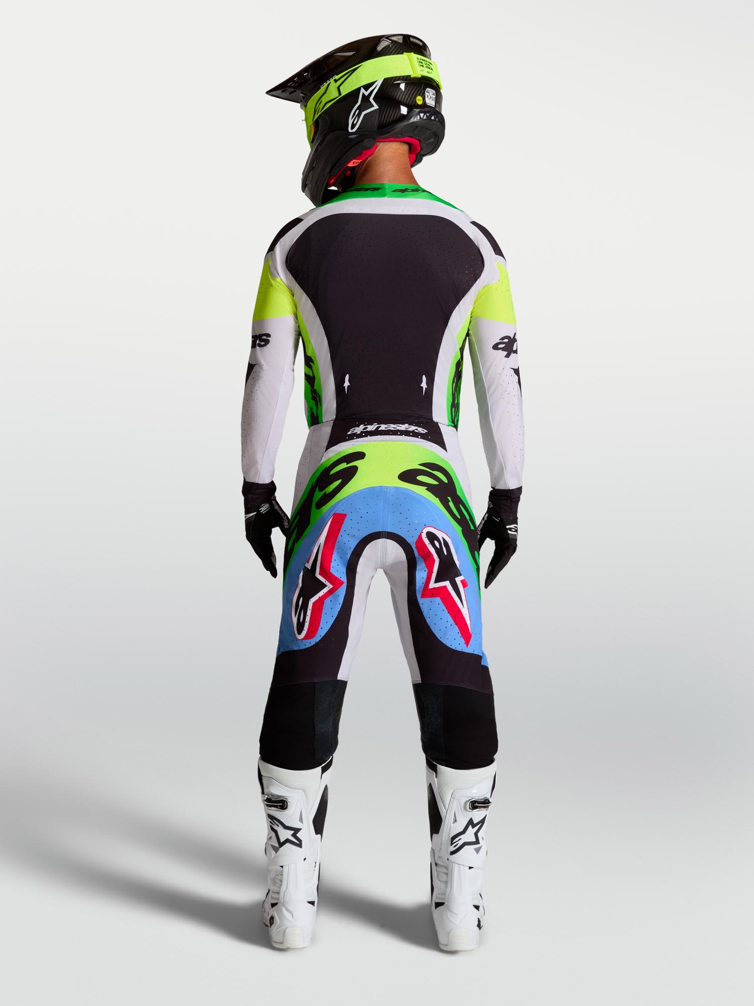 Alpinestars Supertech Dyna Motocross Hose lila/schwarz/grün 40 Abbildung 10
