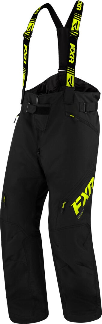 FXR Clutch FX 2023 Snowmobile Bib Pants black/neon 3XL Figure 1