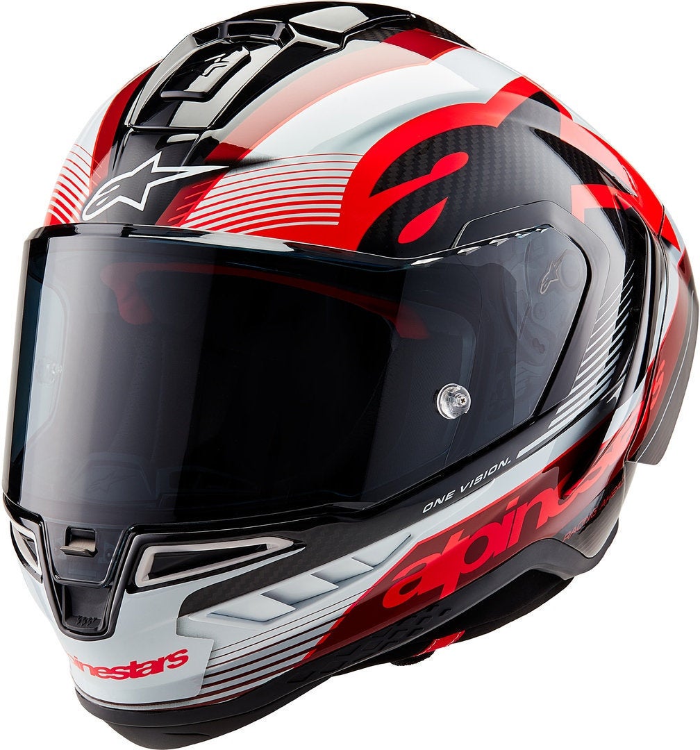 Alpinestars Supertech R10 Team Carbon Hjelm svart/rød/hvit XL (61/62) Figur 1