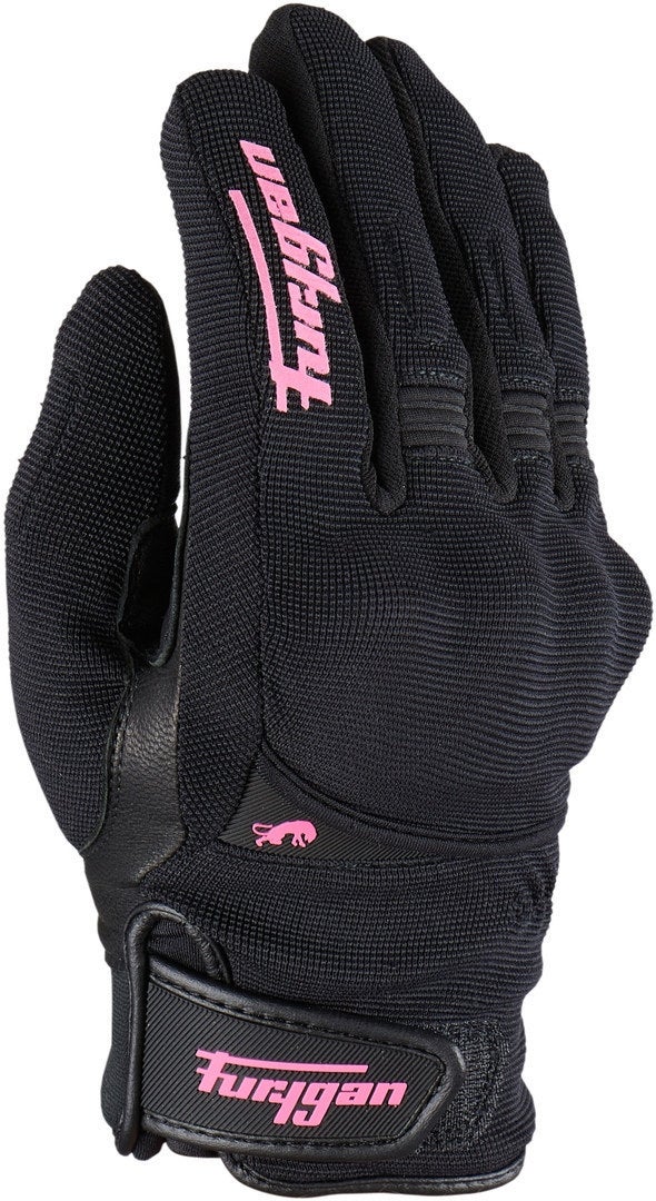 Furygan Jet All Saison D3O Motorcykelhandsker til damer sort/pink L Figur 1