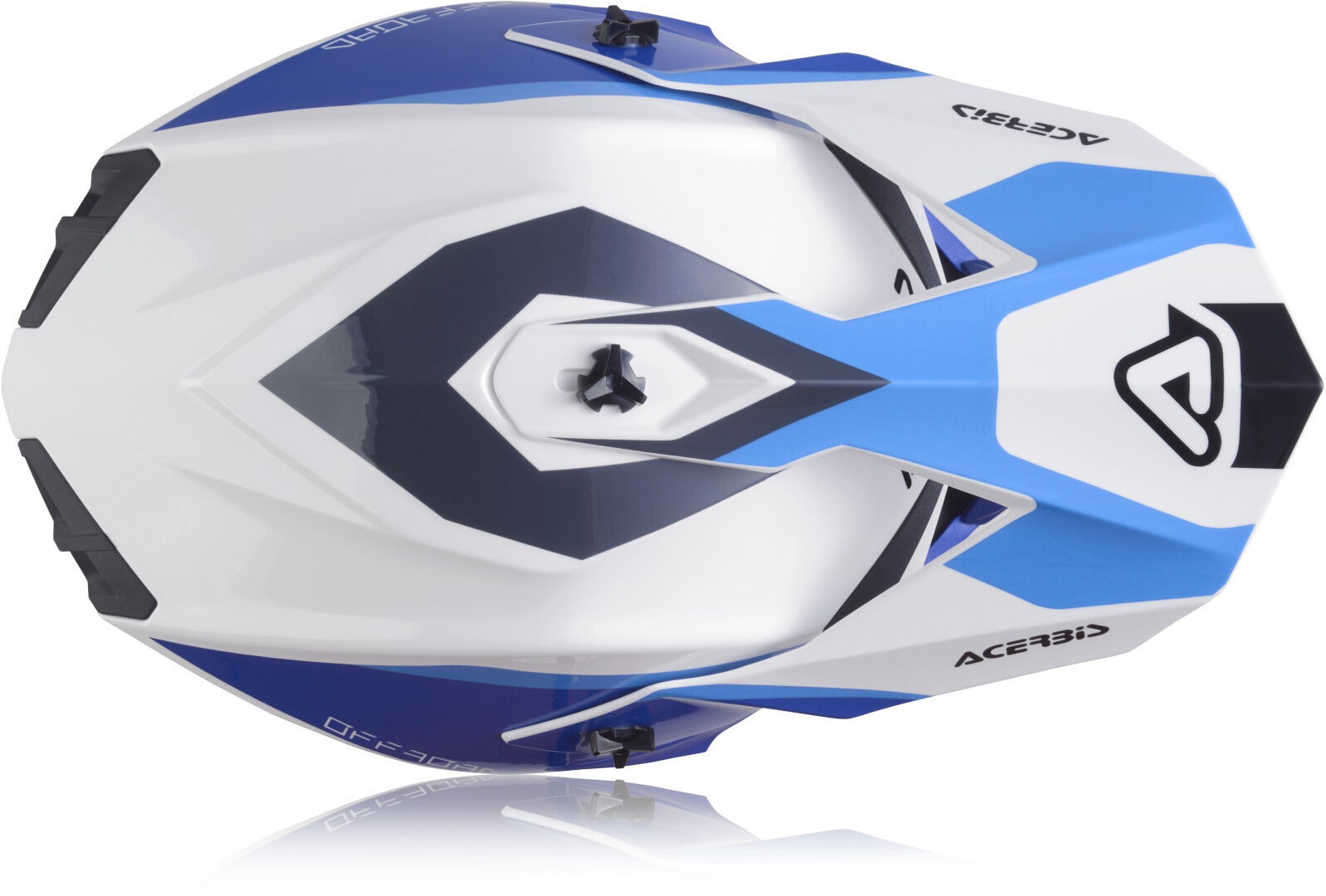 Acerbis Linear Motocross Helmet white/blue XXL (63/64) Figure 2