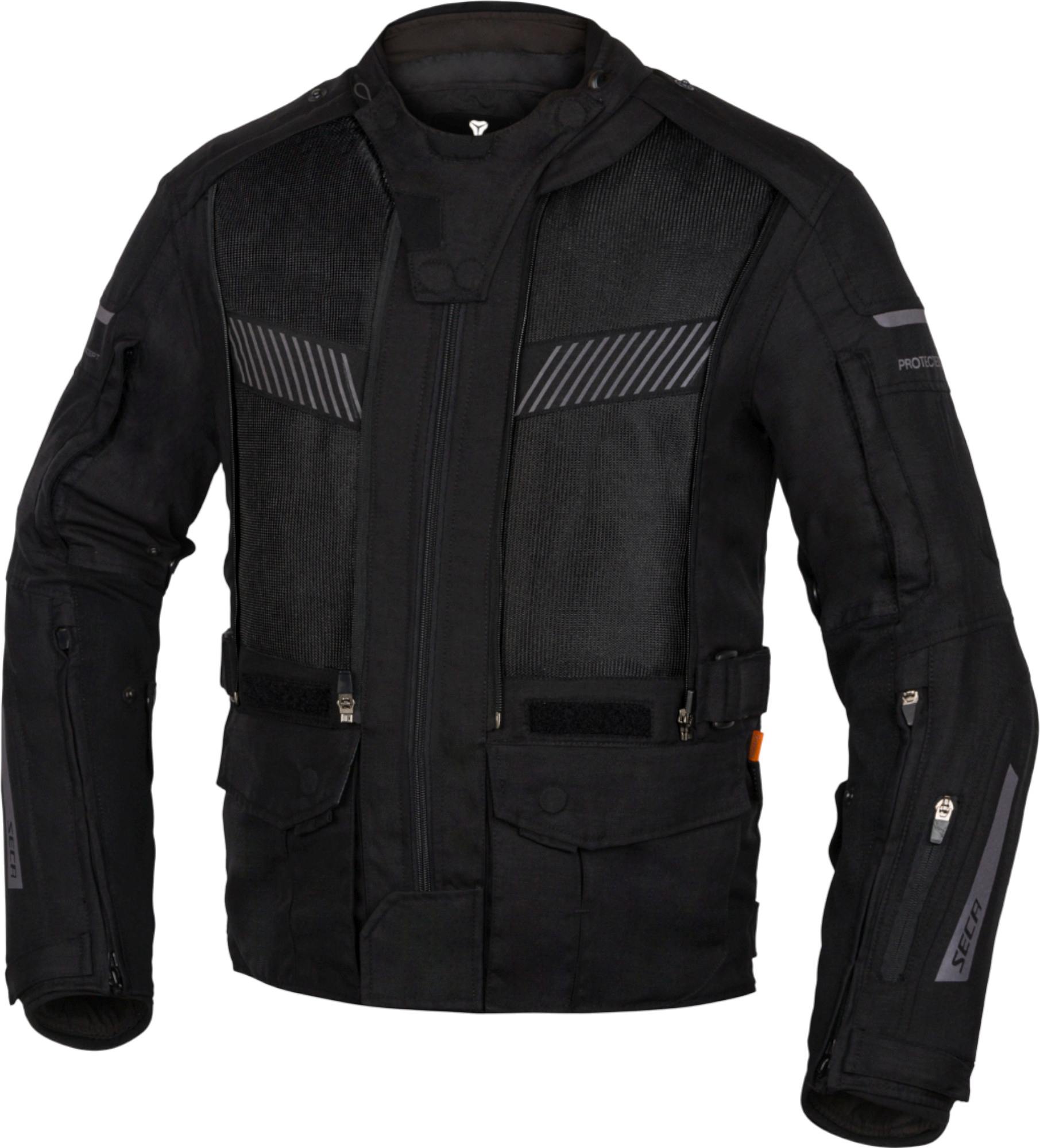 Seca Strada Evo Jaqueta têxtil de motocicleta preto 2XL Figura 3