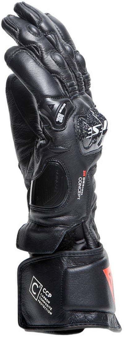 Dainese Carbon 4 Long Motorcykelhandsker Sort L Figur 5