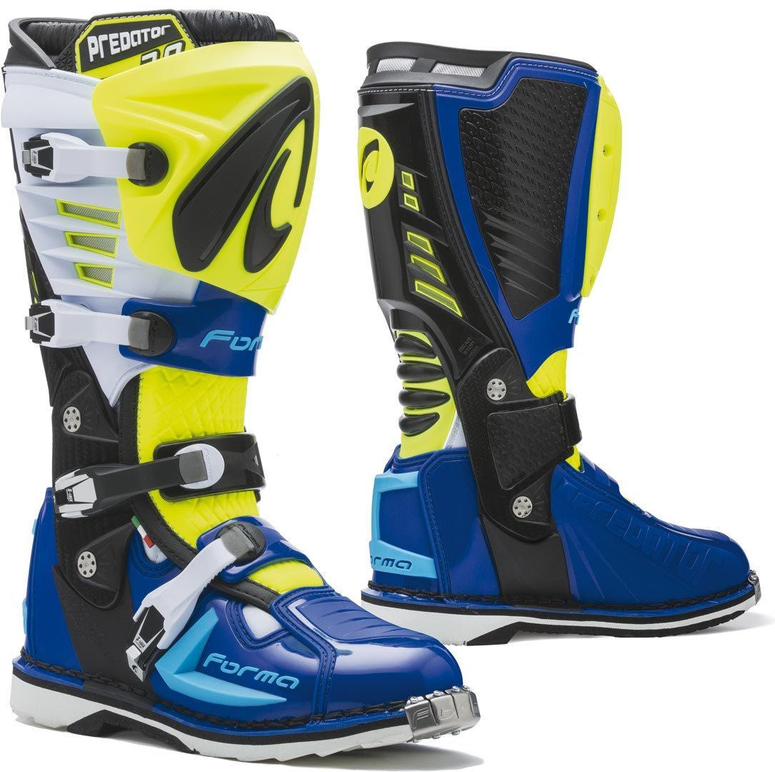 Forma Predator 2.0 Motocross støvler gul/blå 45 Figur 1