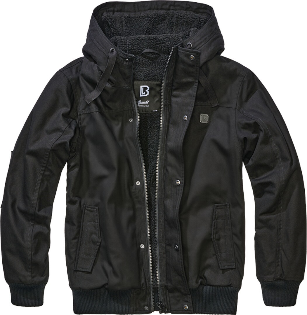Brandit Men's Black Essential Canvas Textile Jacket