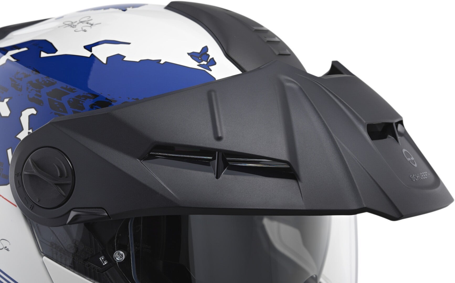 Schuberth E2 Atlas Helm weiß/blau L (59) Abbildung 2