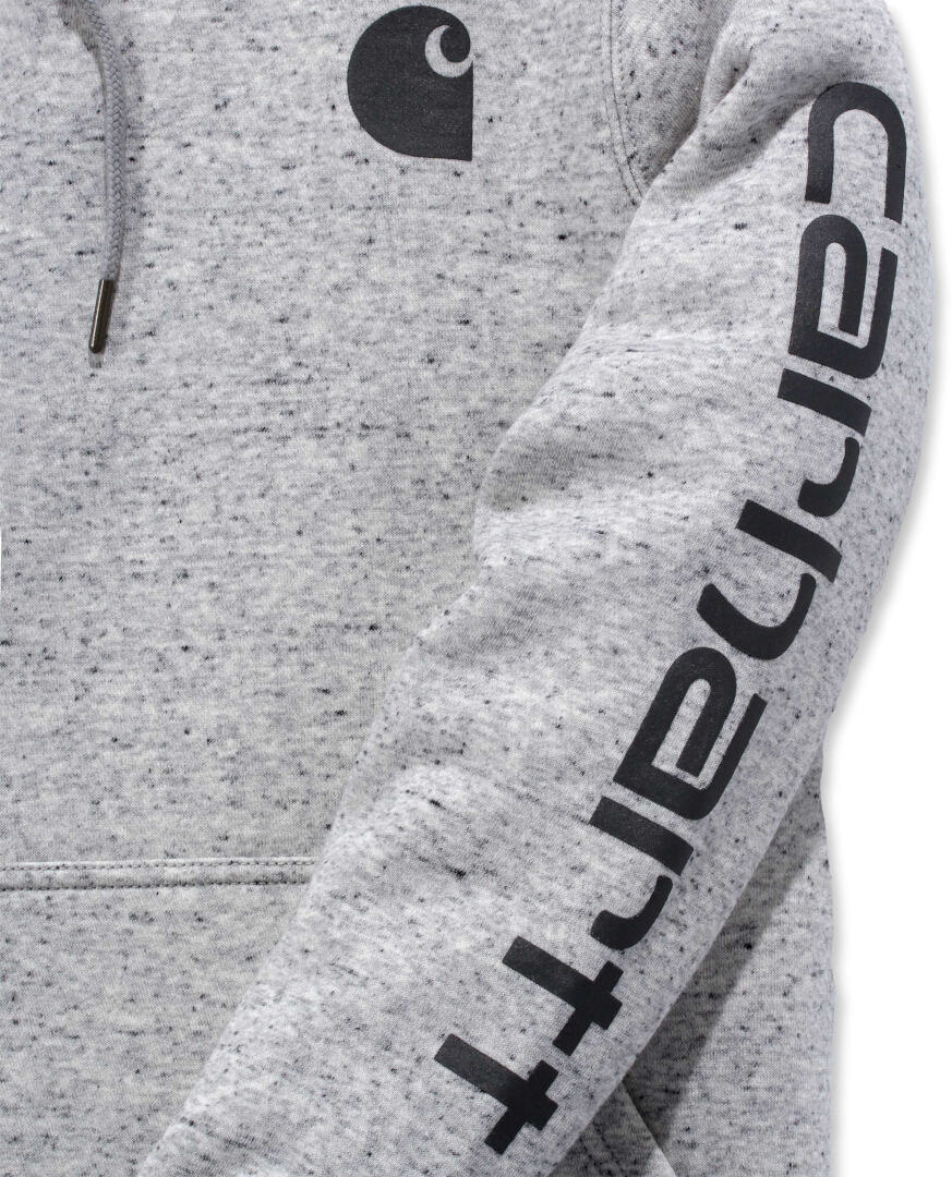 Carhartt Clarksburg Logo Hettegenser for damer grå M Figur 2