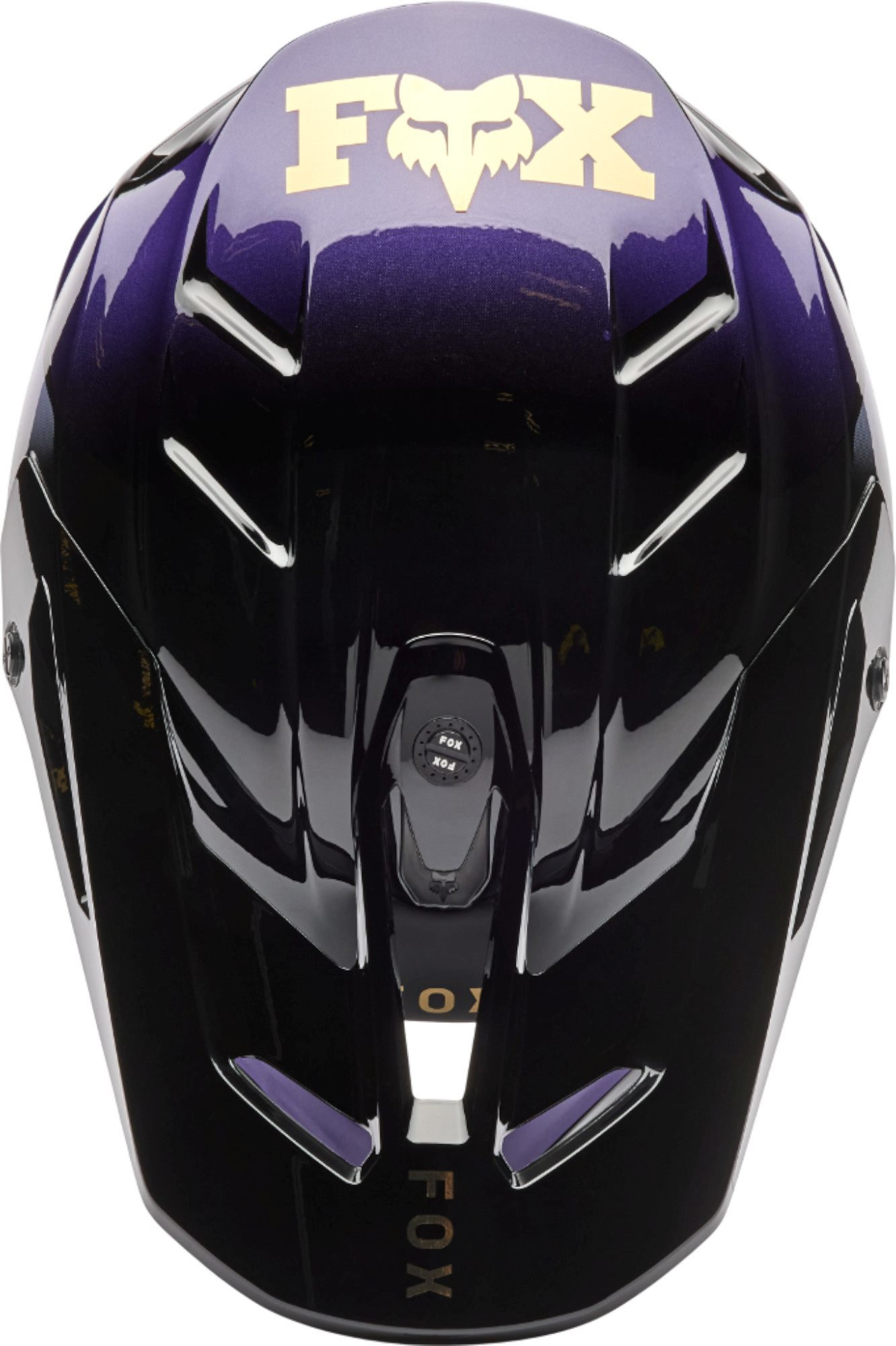 FOX V3 Drip Motocross hjälm Svart/lila XL (61/62) Figur 4