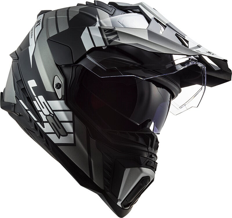 LS2 MX701 Explorer HPFC Atlantis Motokrosová přilba Titanová mat XXL (63/64) Obrázek 5