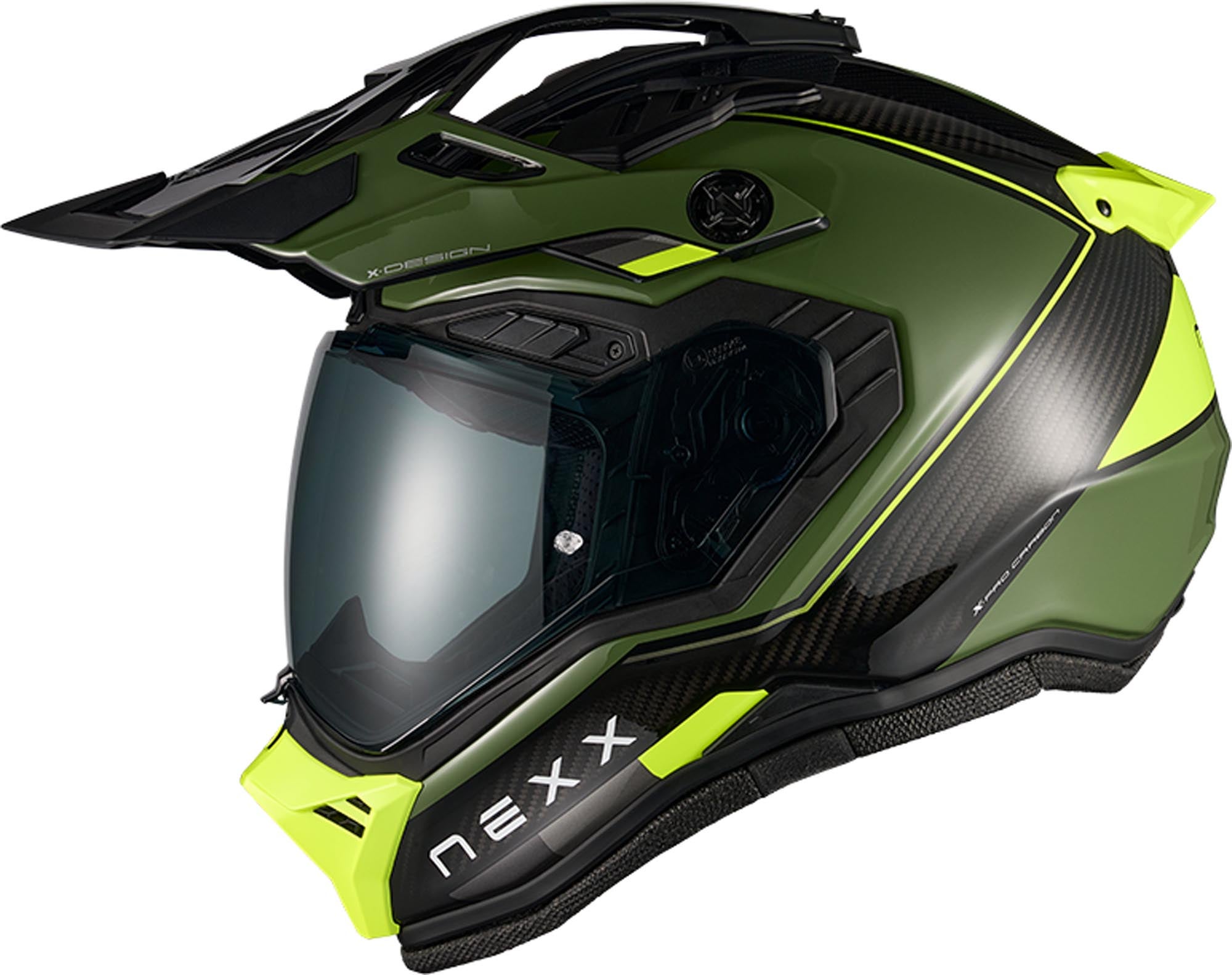 Nexx X.Rally Raid Carbon Casco Enduro nero/verde XL (61/62) Figura 3