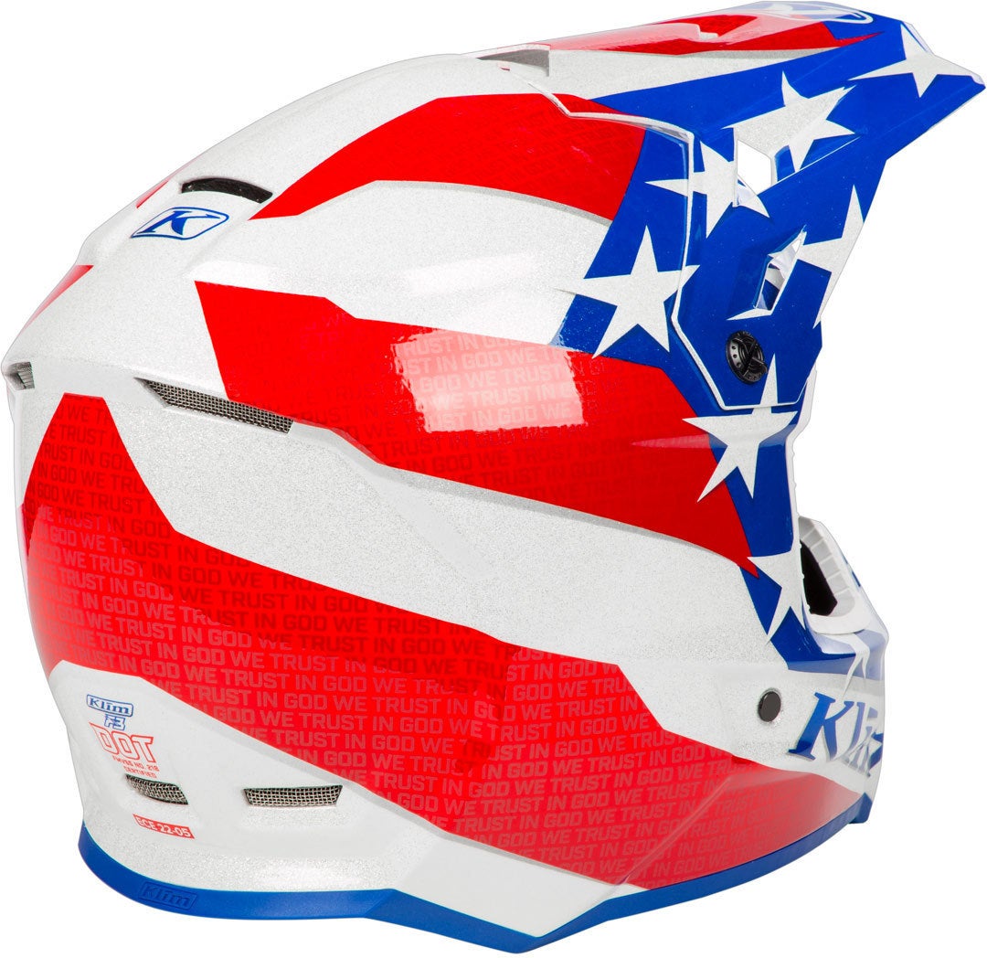 Klim F3 Patriot 2.0 Casco motocross L Figura 3