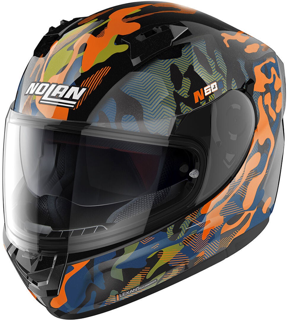 black/orange