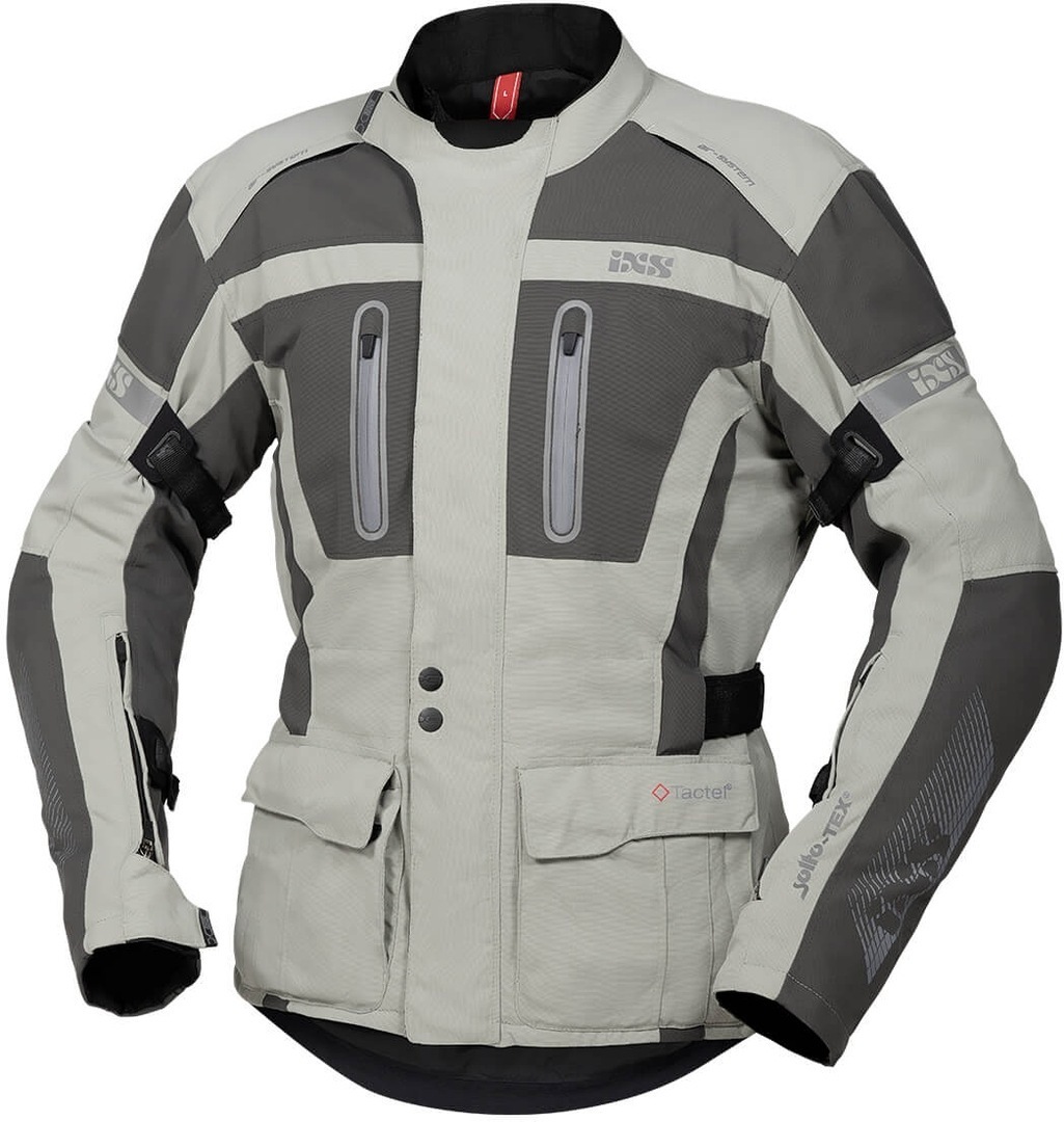 IXS Tour Pacora-ST Motorrad Textiljacke hellgrau/dunkelgrau 3XL Abbildung 1
