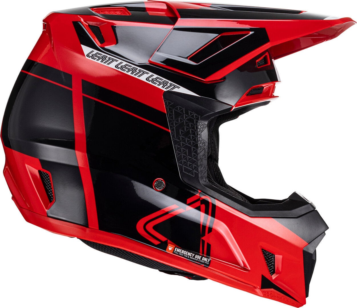Leatt 7.5 V24 Casco da motocross con occhiali nero/rosso M (57/58) Figura 4