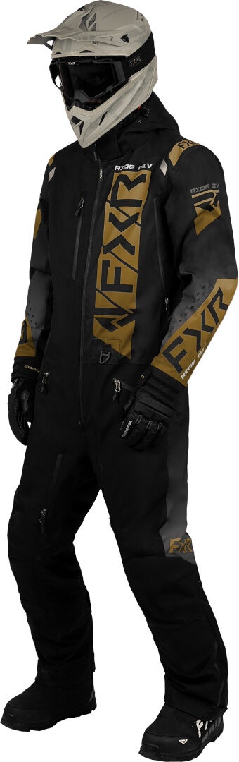 FXR Helium Lite 2023 Terno de Snowmobile de Uma Peça preto/marrom M Figura 1