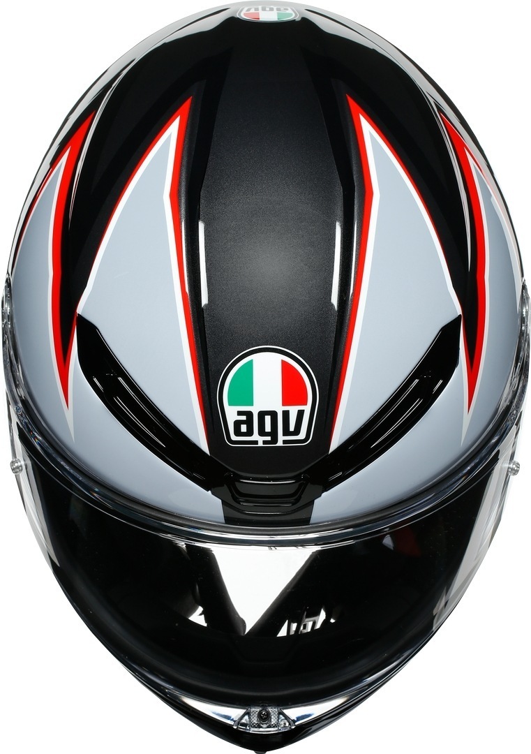 AGV K-6 Flash helm Zwart mat/grijs ML (59/60) Figuur 2