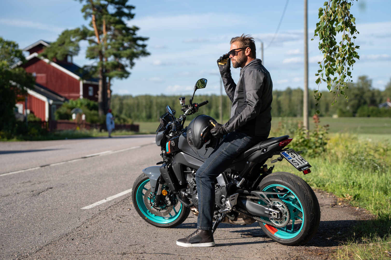 Halvarssons Arvika Motorcycle Textile Jacket grey/black 64 Figure 5