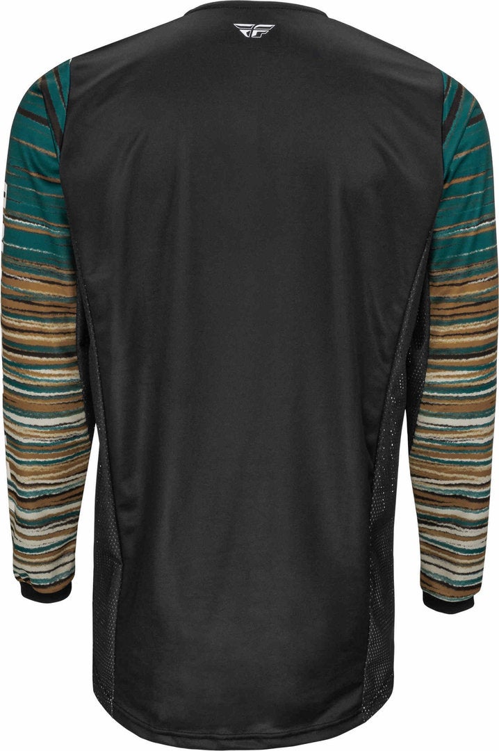 Fly Racing Kinetic Wave Motocross Jersey Sort XXL Figur 2