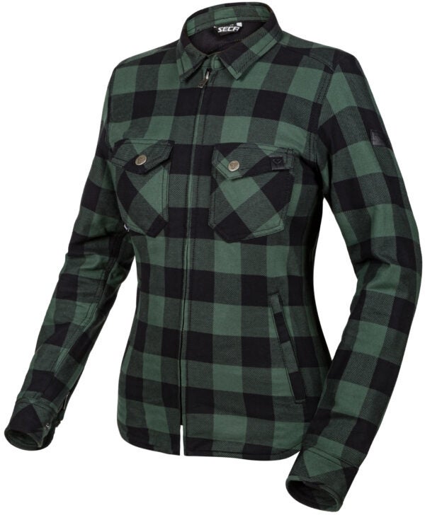 Seca Marshal II Camicia da moto da donna Verde XL Figura 1
