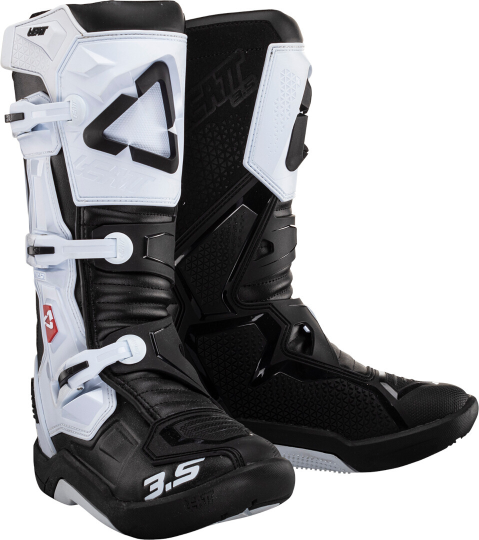 Leatt Men's Black/White 3.5 2024 Motocross Boots