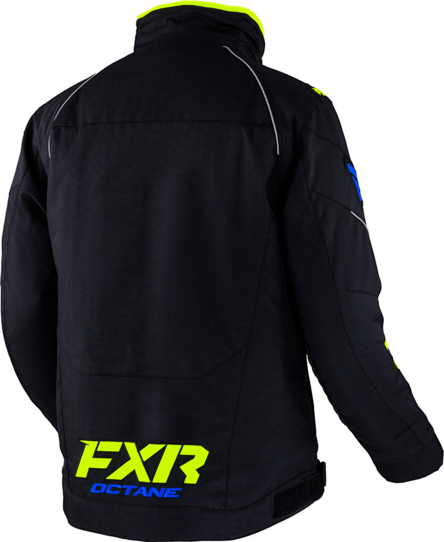 FXR Octane 2023 Snowmobile Jacket black/blue/yellow M Figure 2