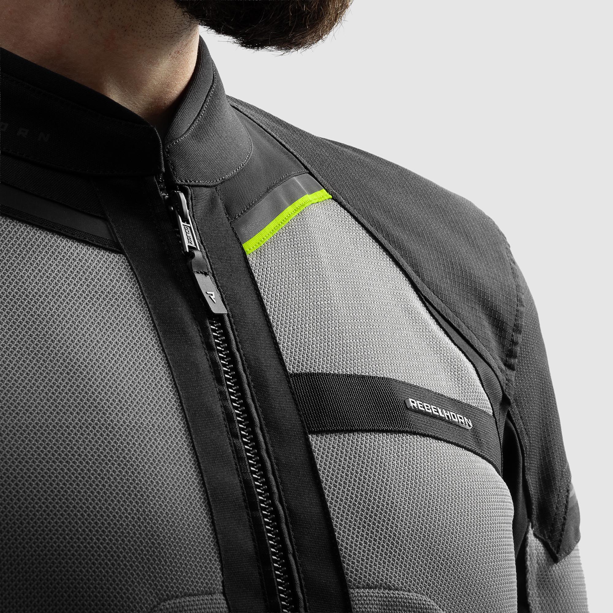 Side view of Rebelhorn Scandal 3 Motorcycle Textile Jacket